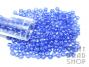 Size 6-0 Seed Beads - Transparent Lustered Blue